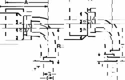 Hydraulic Hose Split Flange Elbow:
